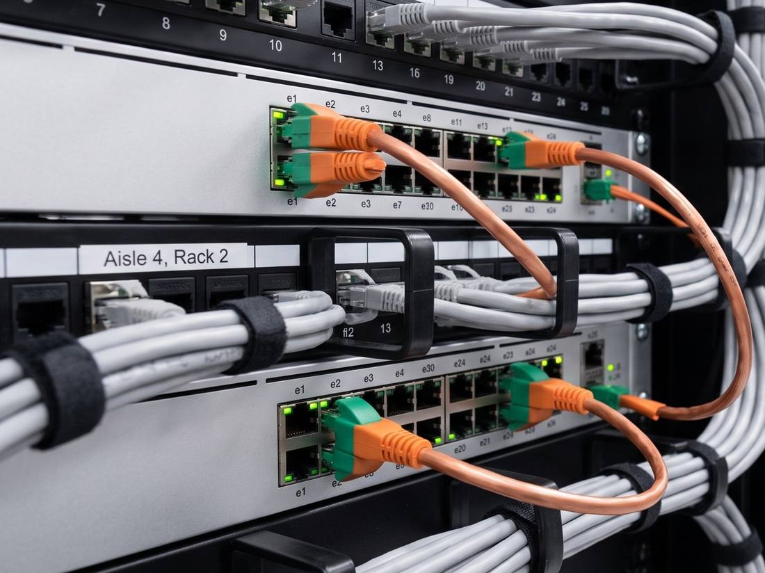 Patch cables between two switches